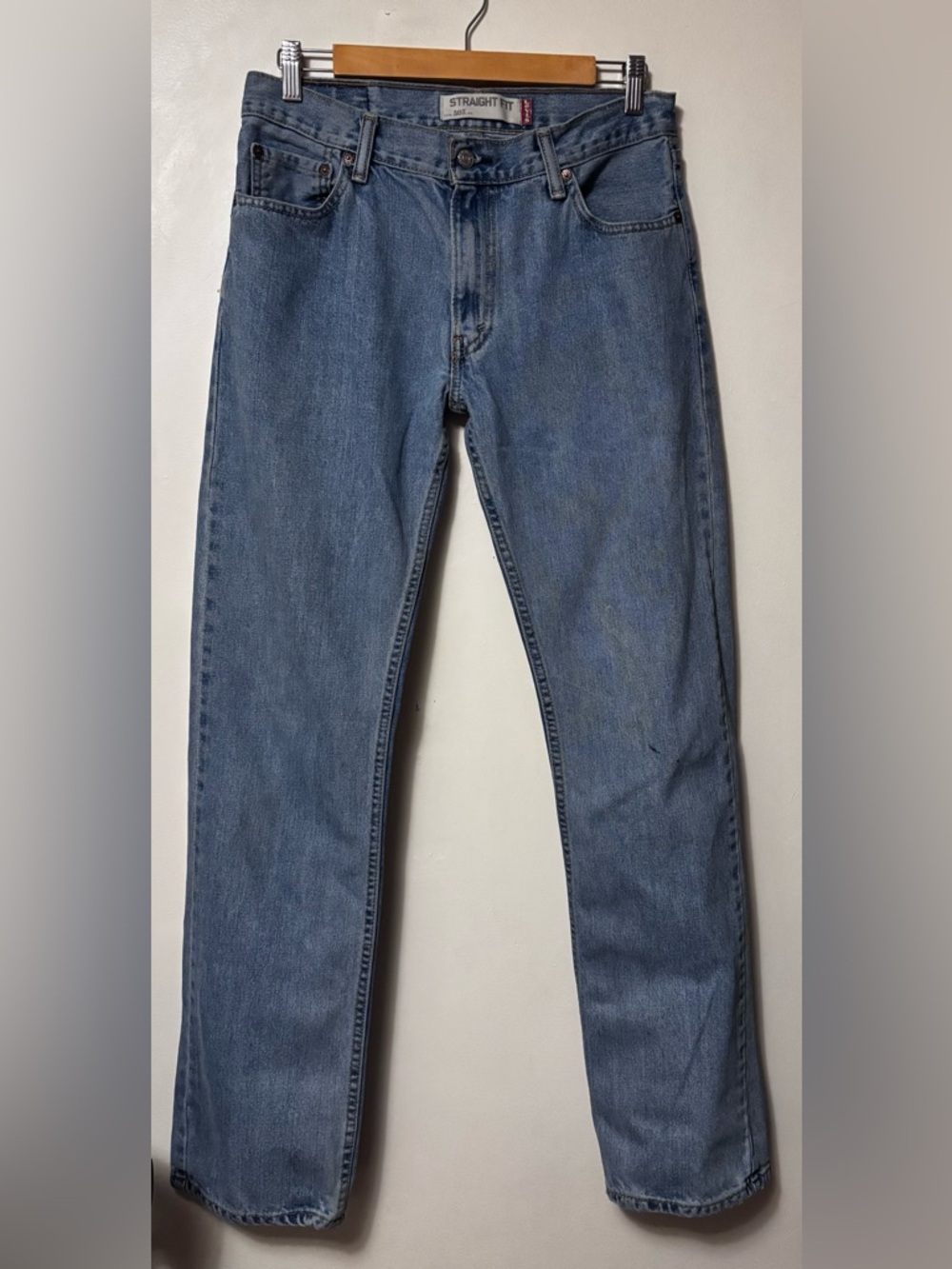Levi's 505 Light Wash 100% Cotton Denim Jeans Size 30 X 34